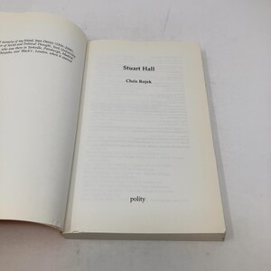 Stuart Hall by Chris Rojek PB First Edition Paperback Very Good 2003 305893 image 3