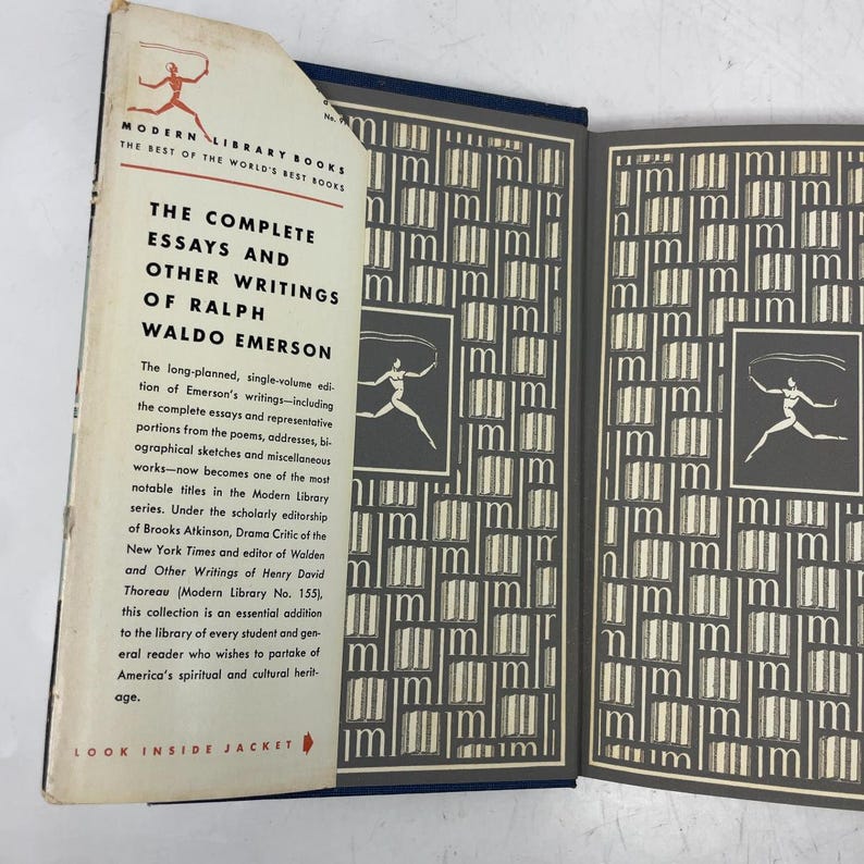 The Complete Essays and Other Writings of Ralph Waldo Emerson by Brooks Atkinson HC First Thus Hardcover Very Good 1950 380733 image 3