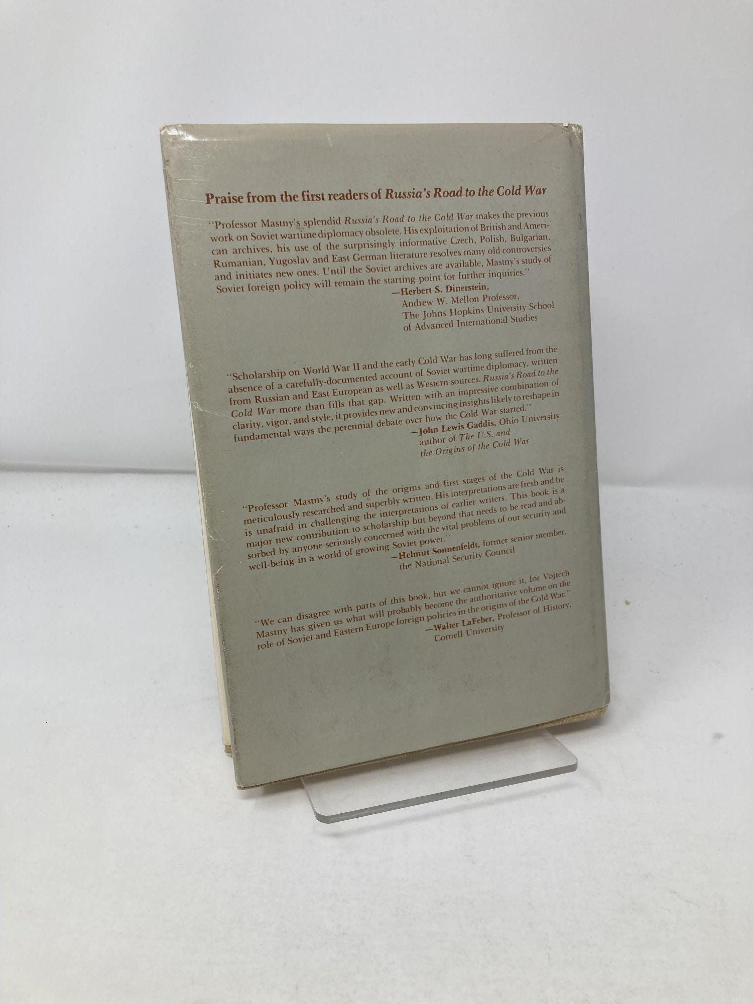 Russia's Road to the Cold War by Vojtech Mastny HC Hardcover Very