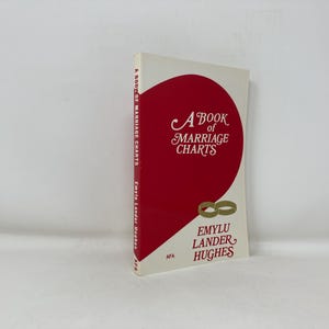 エミル・L・ヒューズ著『The Book of Marriage Charts』 PB ペーパーバック 初版 新品同様 1986 195890