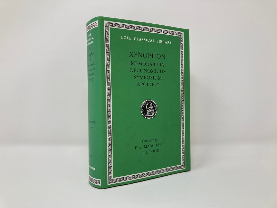 Loeb Classical Library No. 168 Xenophon Memorabilia Etsy