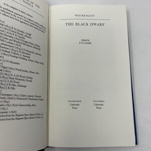 The Black Dwarf (The Edinburgh Edition of the Waverley Novels) by Walter Scott HC First Edition Hardcover Like New 1993 394084 image 4