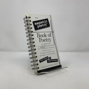 Magnetyczna Księga Poezji autorstwa Dave'a Kapella i Sally Steenland HC Pierwsze wydanie Twarda oprawa Jak nowa 1997 304434