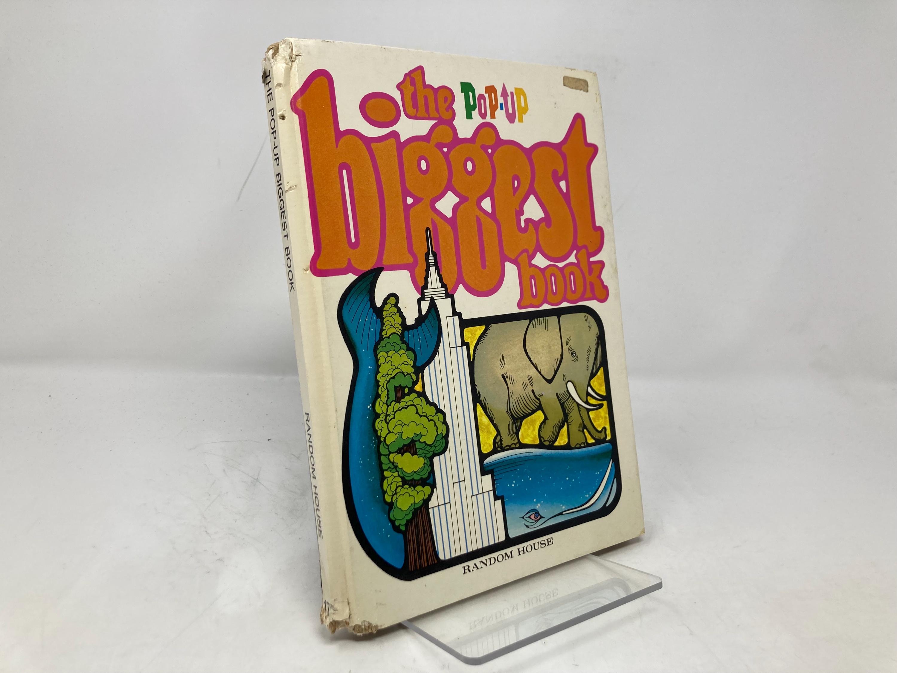 The Biggest Pop-up Book by Albert G. Miller HC Hardcover 1st Thus VG Very Good 1970  178603