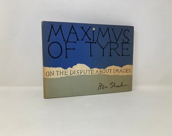 Maximus of Tire on the Dispute of Images de Ben Shahn HC Relié 1er premier TB Très bon 1964 150284