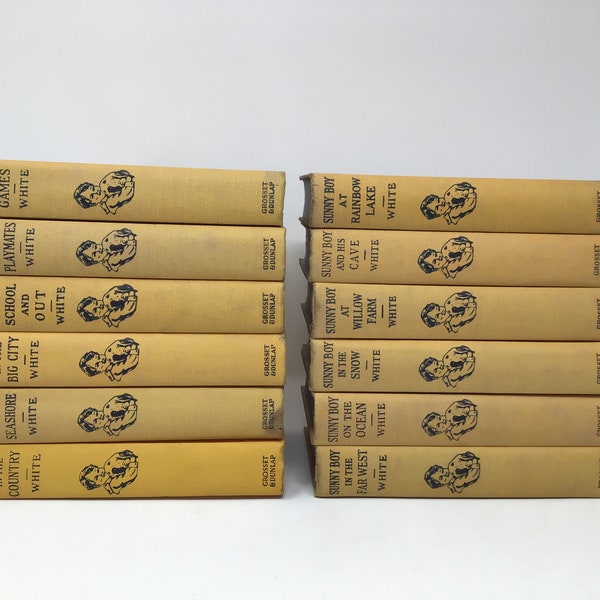 Sunny Boy Series (12 Volumes) by Ramy Allison White HC First Very Good 1920