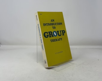An Introduction to Group Therapy  by S.R. Slavson PB First Edition Paperback Very Good 1943 349779