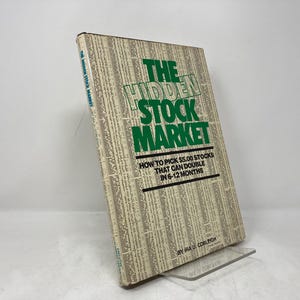 The Hidden Stock Market by Ira U. Cobleigh HC Hardcover First Thus Very Good 1980 207757