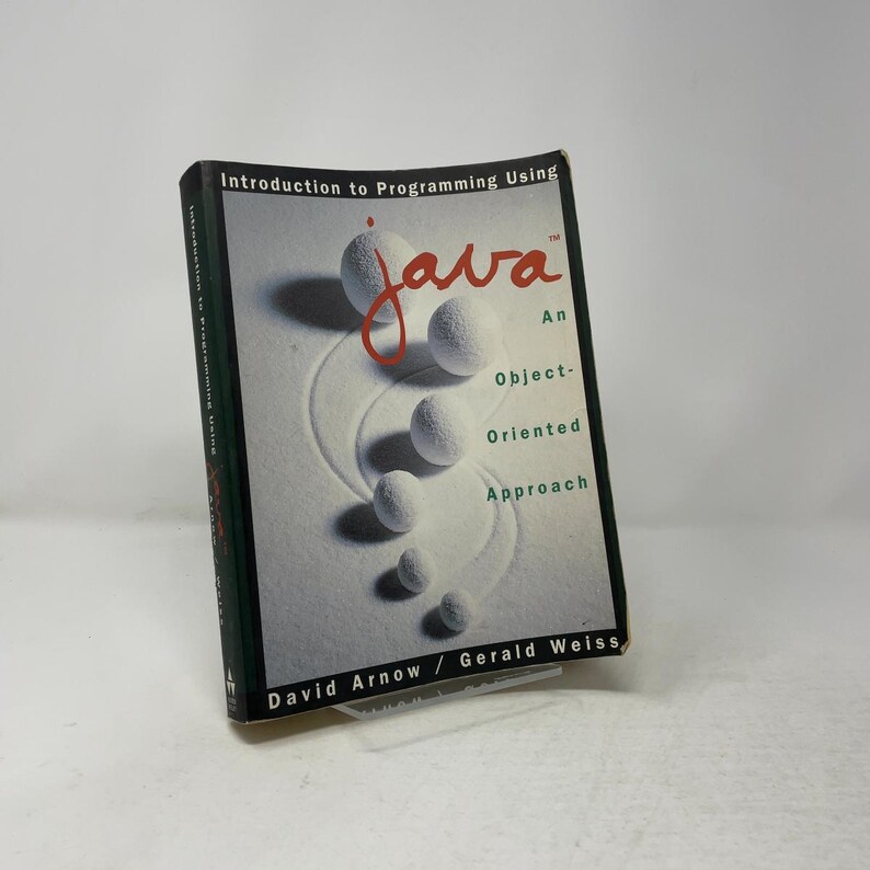 Introduzione alla programmazione con Java di Arnow, David M. Prima edizione Brossura Ottime condizioni 1998 556442 immagine 1
