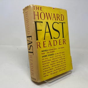 The Howard Fast Reader by Howard Fast HC Hardcover First 1st Very Good 1959 206153