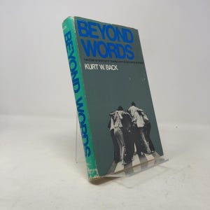 Más allá de las palabras de Kurt W. Back HC Primera edición Tapa dura Muy bueno 1972 337970