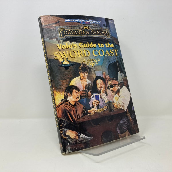 Volo's Guide to the Sword Coast - Dungeons & Dragons by Ed Greenwood PB Paperback 1st First VG Very Good 1994  147365