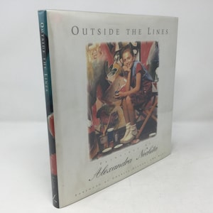 Outside the Lines by Alexandra Nechita Signed HC Hardcover 1996 LN Like New