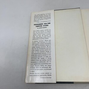 Programmazione di sistemi informatici in tempo reale di James Martin HC Prima edizione Copertina rigida Molto buono 1965 349804 immagine 6