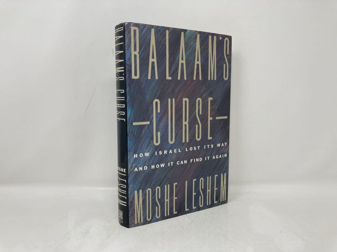 Balaam's Curse by Moshe Leshem HC Hardcover Very Good 1989 184083 - Etsy