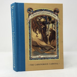 The Carnivorous Carnival (A Series of Unfortunate Events # 9) by Lemony Snicket Signed HC Hardcover 2002 LN Like New