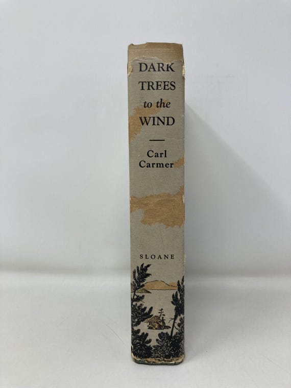 カール・カーマー著『Dark Tress to the Wind』HCハードカバー 非常に