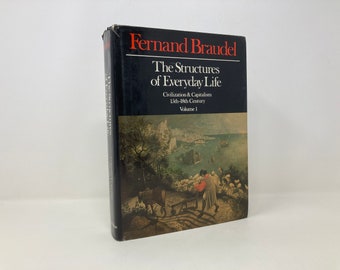 Las estructuras de la vida cotidiana de Fernand Braudel HC Tapa dura 1.º Primer VG Muy bueno 1979 146798