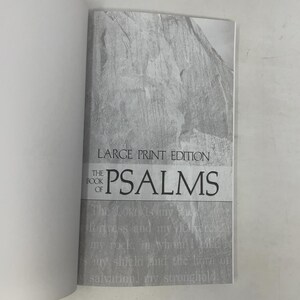 The Book of Psalms by Biblica, Inc. PB First Thus Paperback Like New 2001 408514 image 3