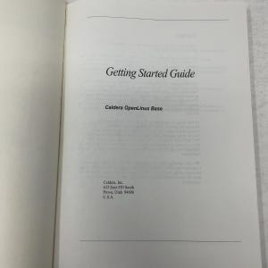 Erste Schritte mit Caldera OpenLinux Base von PB, Erstausgabe, Taschenbuch, sehr gut erhalten, 1995, 556434 Bild 3