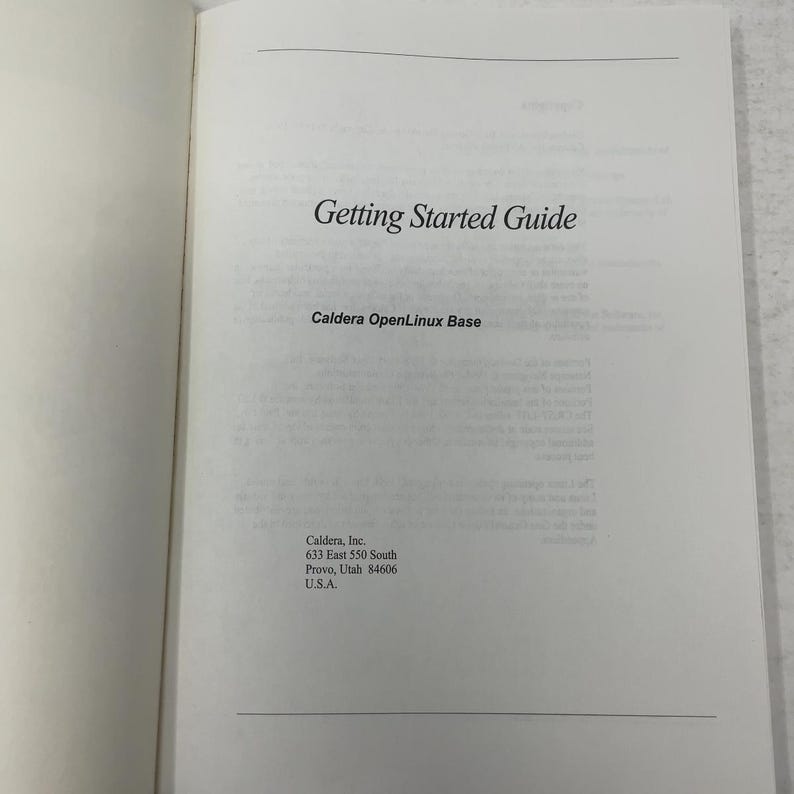 Erste Schritte mit Caldera OpenLinux Base von PB, Erstausgabe, Taschenbuch, sehr gut erhalten, 1995, 556434 Bild 3