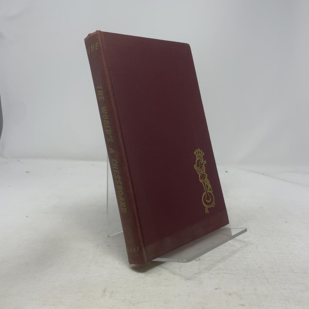 The World's a Chessboard by Reuben Fine HC First Edition Hardcover Very ...