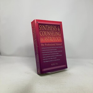 洋書 Noel Tyl Synthesis&Counseling Astro Synthesis & Counseling in Astrology: the Professional Manual