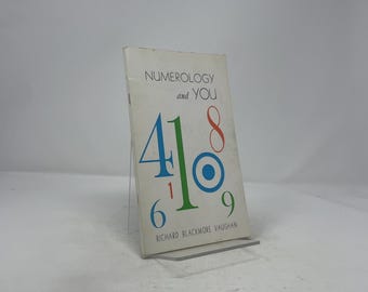 Numerology and You by Richard Blackmore Vaughan PB First Edition Paperback Very Good 1961 331865
