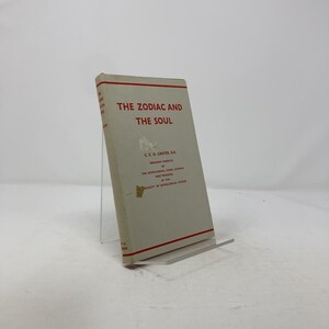 El Zodíaco y el Alma de C.E.O. Carter HC 3.ª Edición Tapa Dura Muy Bueno 1960 312608