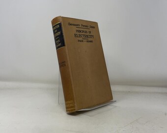 Principles of Electricity by Leigh Page and Norman Ilsley Adams PB 2nd Edition Paperback Very Good 1949 360367