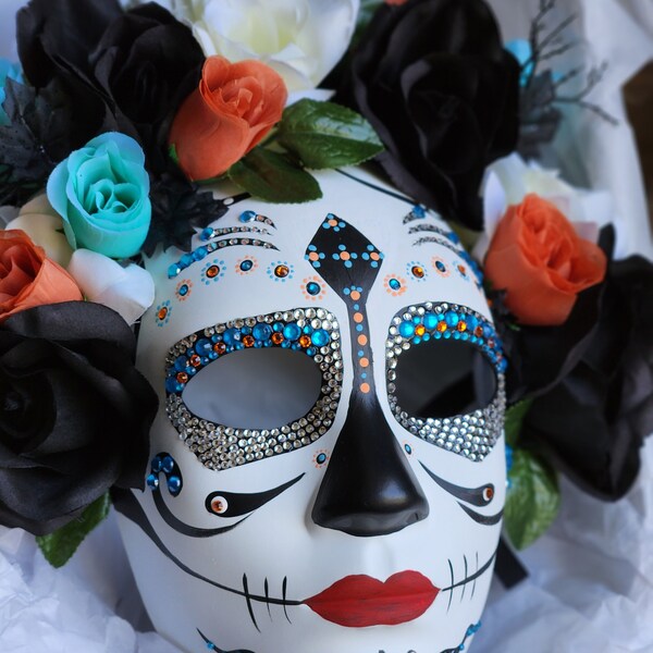 Dia De Los Muertos Mask - Etsy
