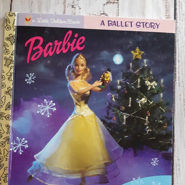 Vintage Barbie The Nutcracker Little Golden Book/ Vintage Ballet Story Barbie/ Mattel Vintage/ Vintage Barbie 2002/ 1st Edition Barbie