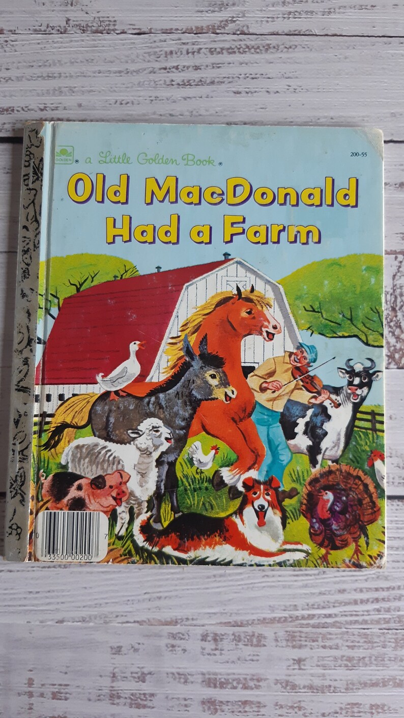 Old Macdonald Farm Little Golden Book / Little Golden - Etsy