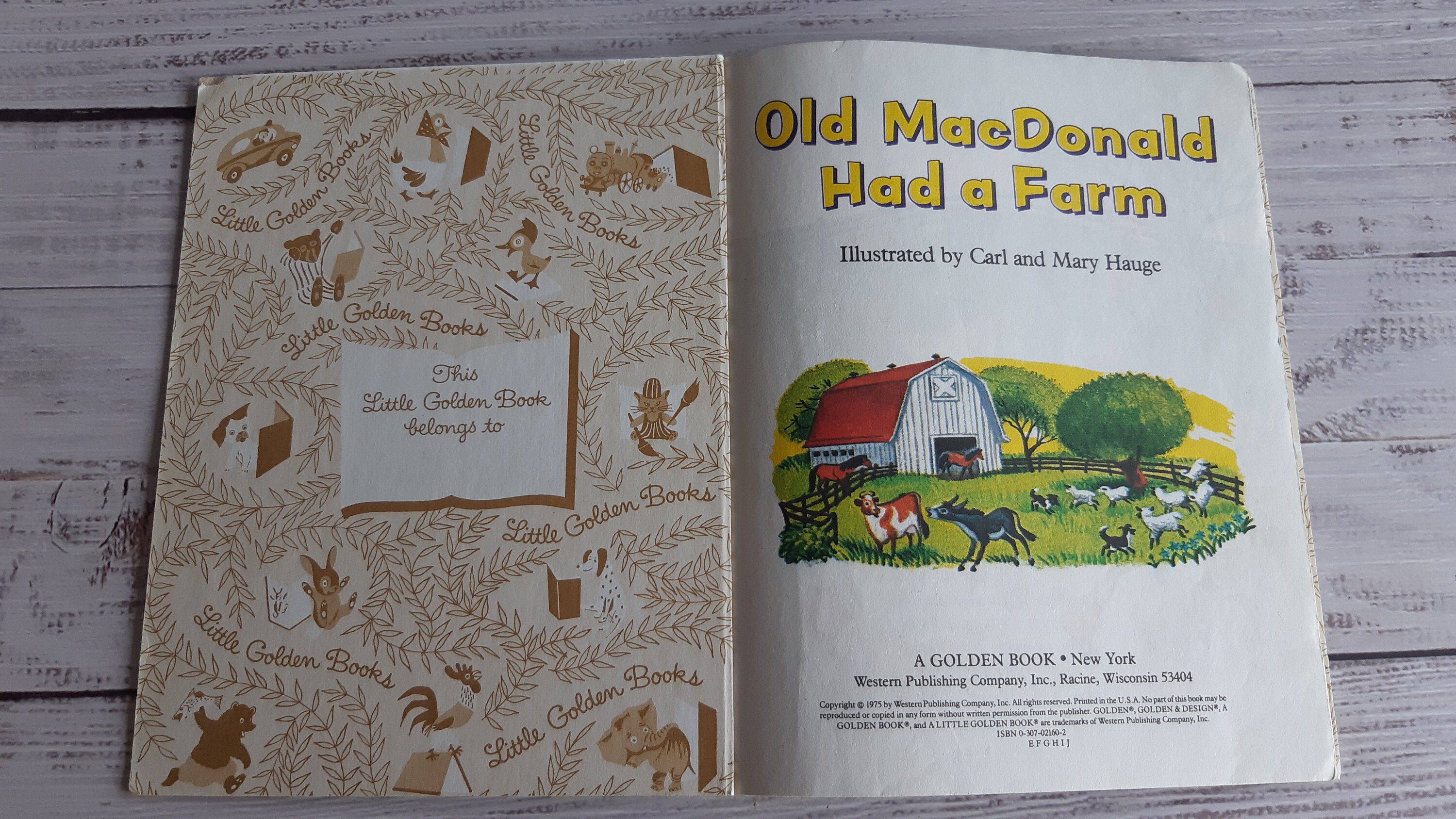 Old Macdonald Farm Little Golden Book / Little Golden - Etsy