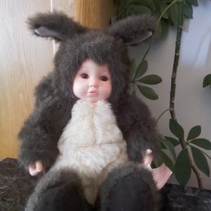 Vintage Anne Geddes Squirrel Baby Doll/ Vintage Ann Geddes Doll/ Vintage Anne Geddes Animal Doll/ Vintage Anne Geddes Collection/ Retro Doll