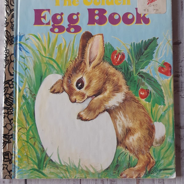 Vintage The Golden Egg Book Little Golden Book/ Vintage Easter Egg Book/ Vintage Easter Little Golden Book/ Vintage Easter Bunny Book/ Bunny