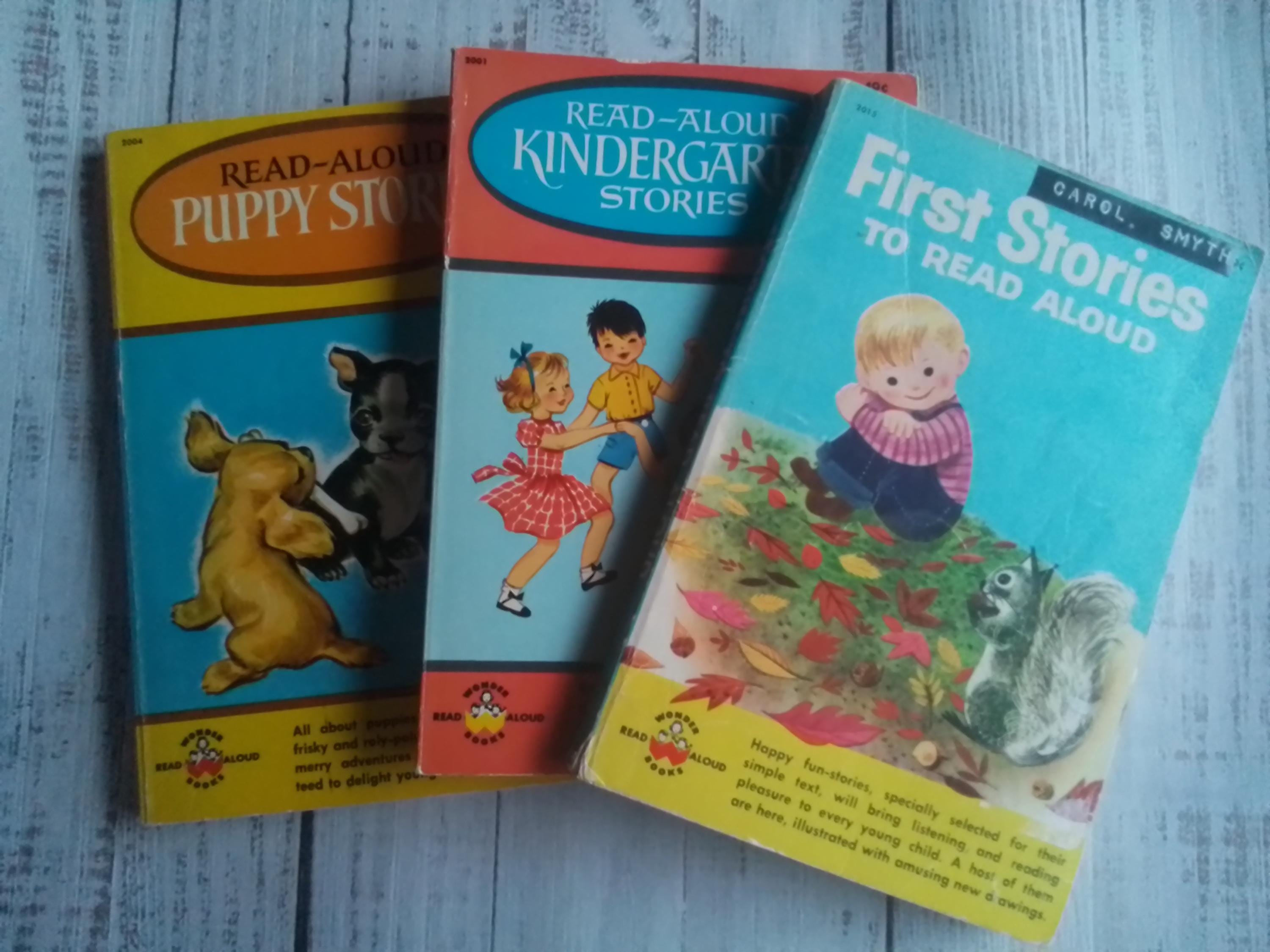 Vintage Set Read Aloud Wonder Book Paperback Vintage First Readers