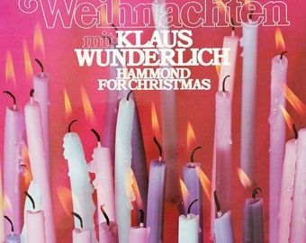 Schallplatte, Weihnachten mit Klaus Wunderlich, Hammond For Christmas