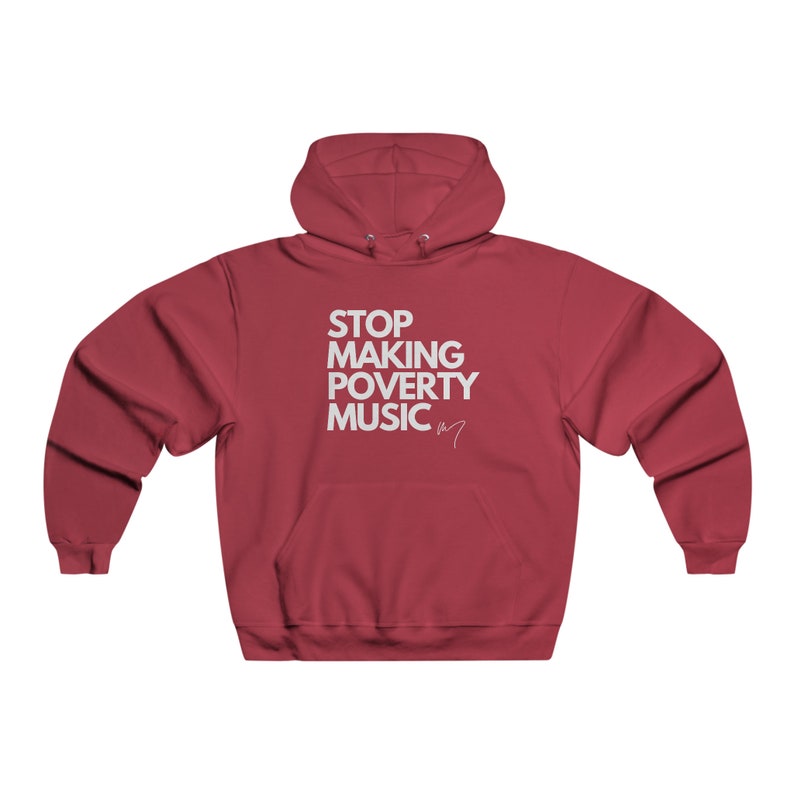 No More Poverty Music Hoodie image 4