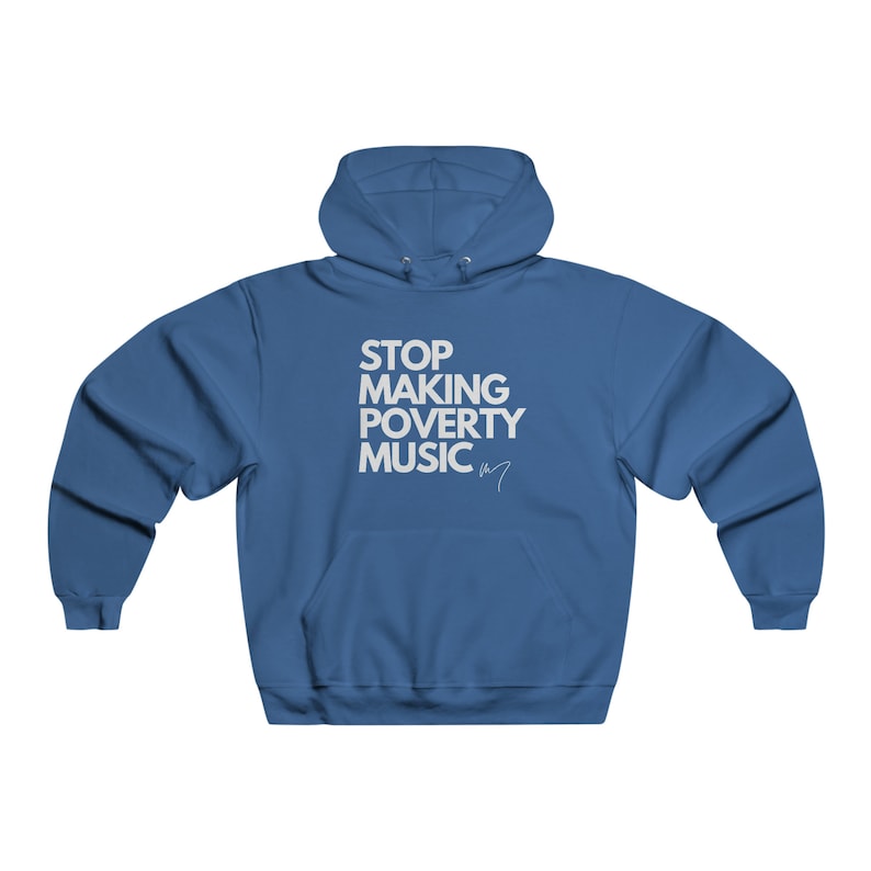 No More Poverty Music Hoodie image 3