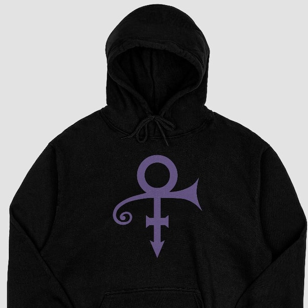 Prince Symbol Hoodie, Purple Rain, When Doves Cry, Rogers Nelson, 1999, Revolution, Artist Formely Known, Little Red Corvette, Paisley Park