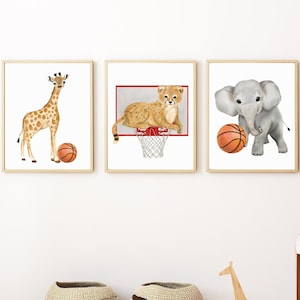 Basketball Printable Art, Basketball Wall Decor for baby, Basketball Nursery Wall Art, Basketball Baby Gift, Newborn Basketball Art