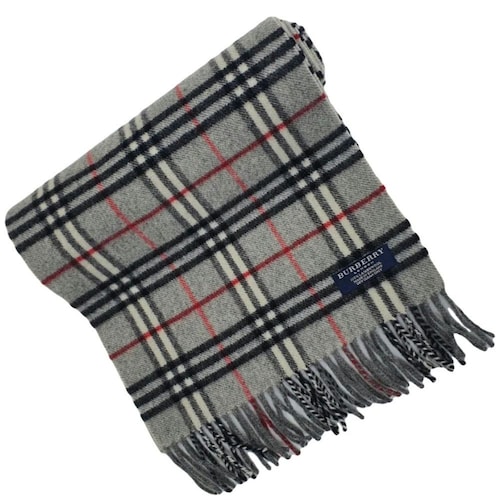 Genuine Burberry Scarf 100% Lambswool in Excellent Condition Made