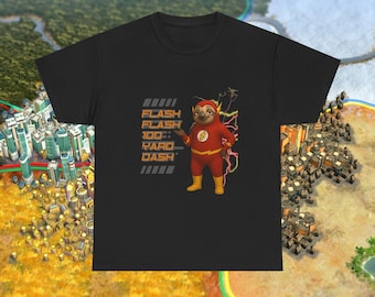 T-shirt parodique hilarant sur le paresseux ultra-rapide, un t-shirt humoristique inspiré du costume de super-héros paresseux, pour les fans de comédie et de culture pop.