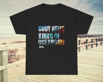 T-shirt classique inspiré du règne animal, style surf et polar sombre, avec les frères Cody.