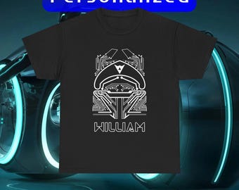 Camiseta personalizada "Flynn Light Suite" de Tron/Tron Legacy / Ropa para fans de películas de ciencia ficción
