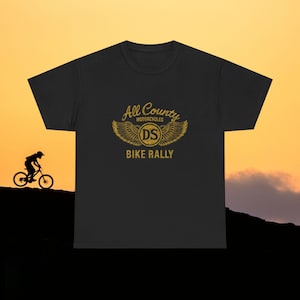 All County Motorcycles Bike Rally Vintage Winged Emblem Classic T-Shirt