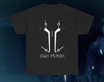 Camiseta de Sam Flynn de Tron Legacy / Camiseta inspirada en el disfraz de Tron 2010 / Ropa para fans de películas de ciencia ficción