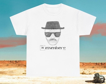 T-shirt fan art Walter White, style Breaking Bad, demi-teintes Heisenberg.