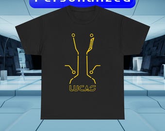 Camiseta personalizada "Clu Light Suite" de Tron/Tron Legacy / Ropa para fans de películas de ciencia ficción
